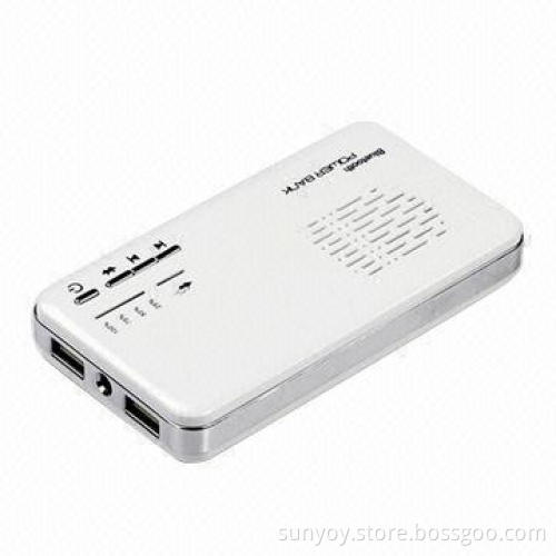 Dual USB Power Bank with Bluetooth Speaker and Handsfree Function